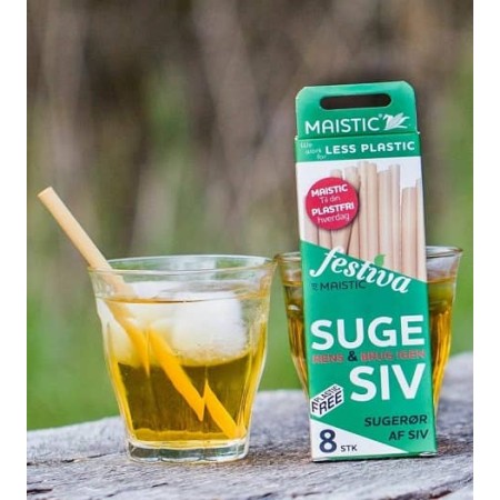 Pai din stuf pentru baut 14cm plastic free set 8 buc Maistic Pai din stuf pentru baut 14cm plastic free set 8 buc Maistic